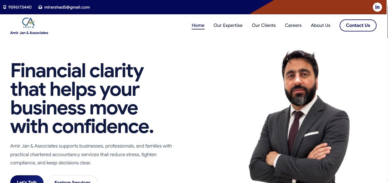 Amirjan & Associates CA website preview